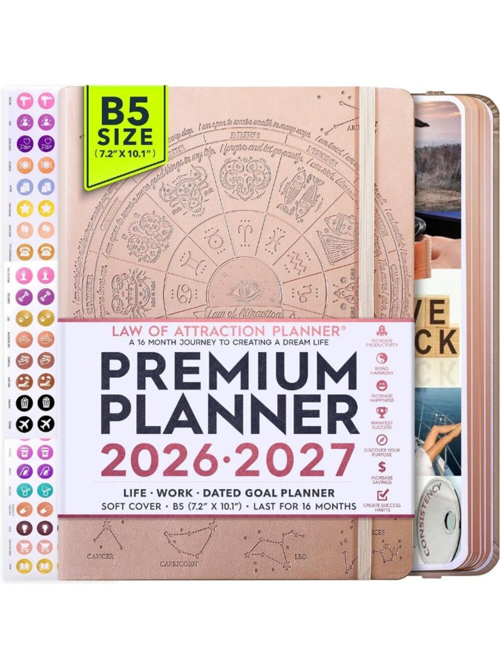 2026-2027 Weekly & Monthly Planner, 16-Month Organizer with Gift Box - Perfect
